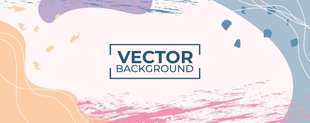 Fondo de vector de color pastel para banners web y presentaciones 01