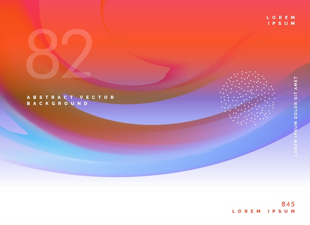 Fondo de vector colorido abstracto elegante