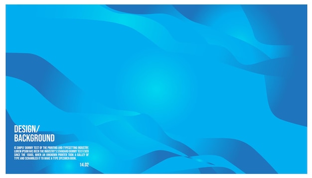 fondo Vector colorido abstracto onda fluido degradado fondo azul