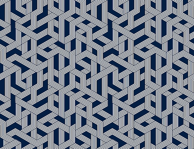 Fondo de vector de cubos transparente, cajas forradas que repiten el patrón de mosaico, arquitectura y construcción 3D, diseño geométrico.