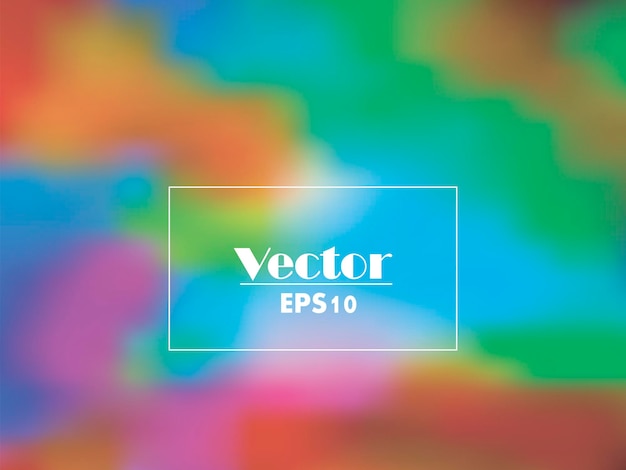 Fondo de vector digital degradado de vector borroso manchado multicolor