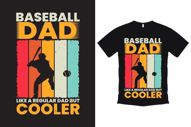 Fondo de vector de diseño de camiseta de béisbol