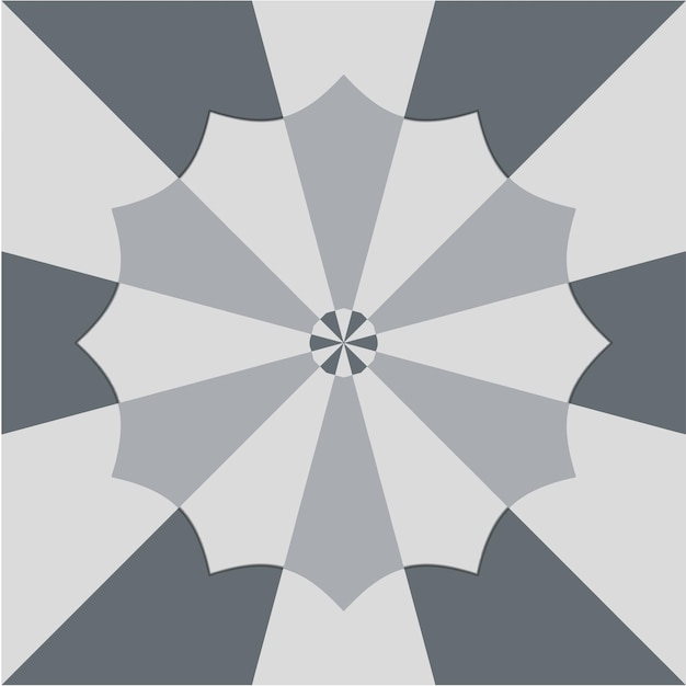Fondo de vector de diseño gráfico de patrón gris claro y blanco