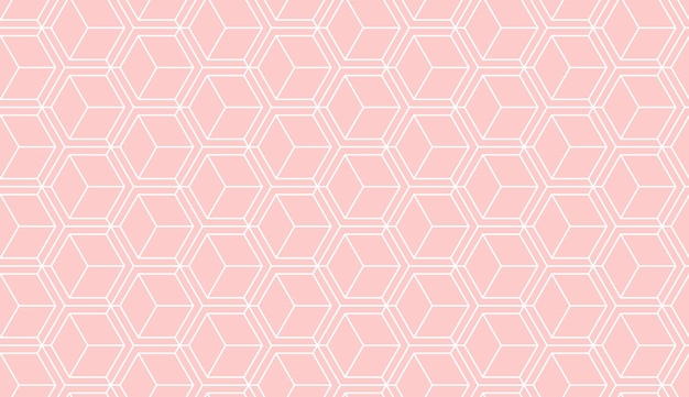 Fondo de vector de diseño de moda sin costuras de patrón geométrico para telón de fondo web o impresión en papel