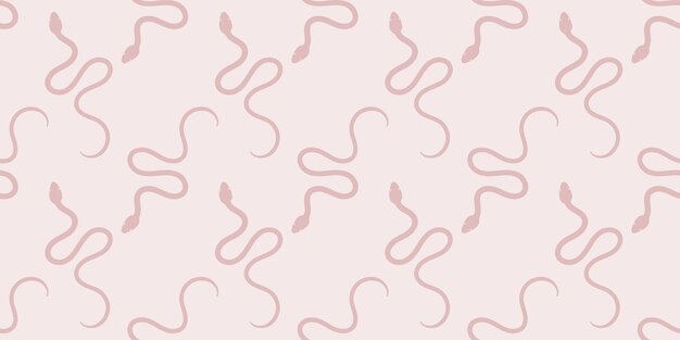 Fondo de vector de diseño de patrón de repetición de serpiente