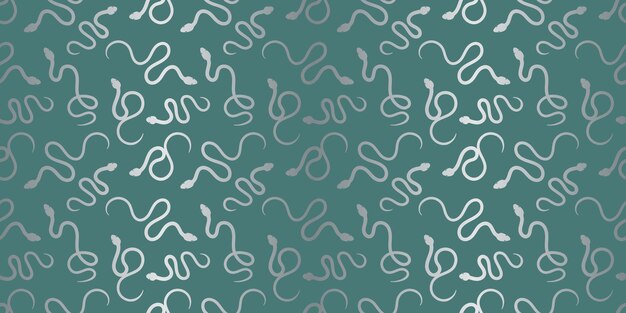 Fondo de vector de diseño de patrón de repetición de serpiente