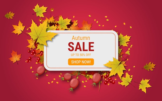 Fondo de vector elegante estilo otoño