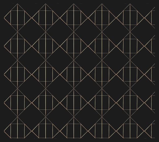 Fondo de vector elegante patrón geométrico dorado