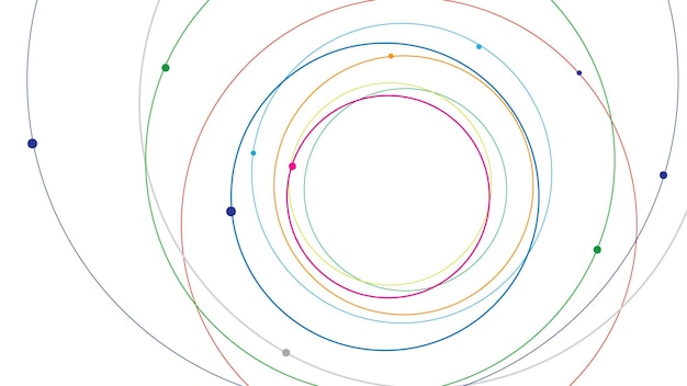 Fondo de vector de elementos de conexión de red de datos futurista moderno