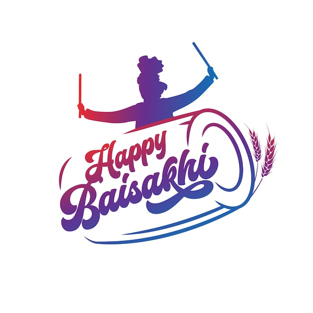 Fondo de vector de festival feliz baisakhi vaisakhi