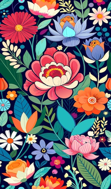 Fondo del vector de la flor