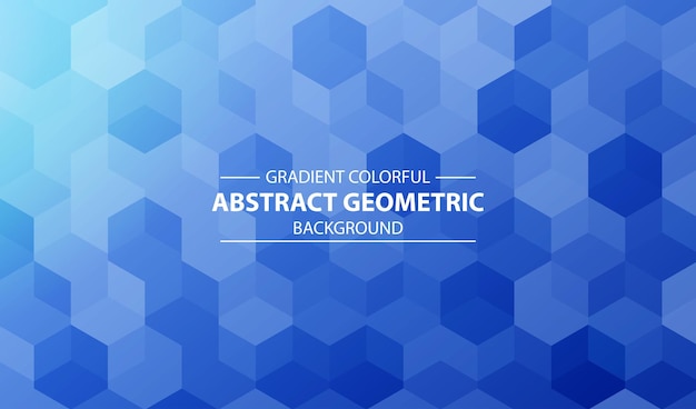 Fondo de vector geométrico abstracto colorido degradado