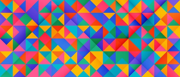 Fondo de vector geométrico colorido abstracto