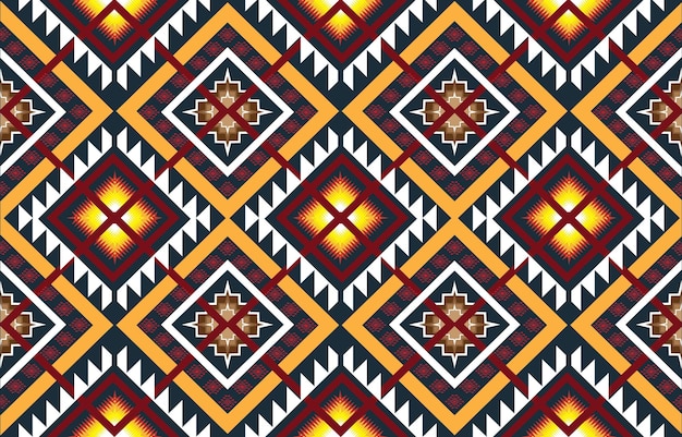 Fondo de vector geométrico con elementos étnicos tribales sacros. Triángulos tradicionales gitana geo
