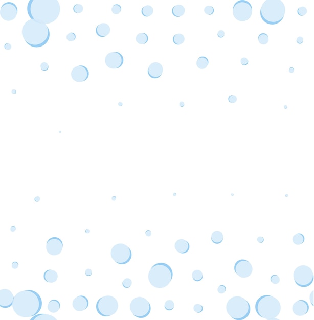 Fondo de vector en gotas azules sobre un fondo blanco eps