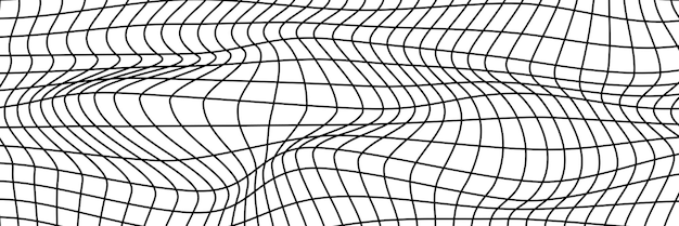 Fondo de vector gris, banner, malla distorsionada