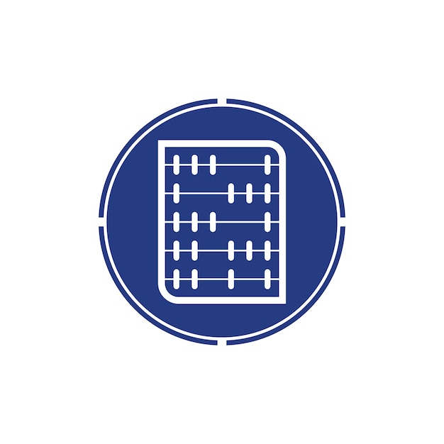 Fondo de vector de icono de ábaco