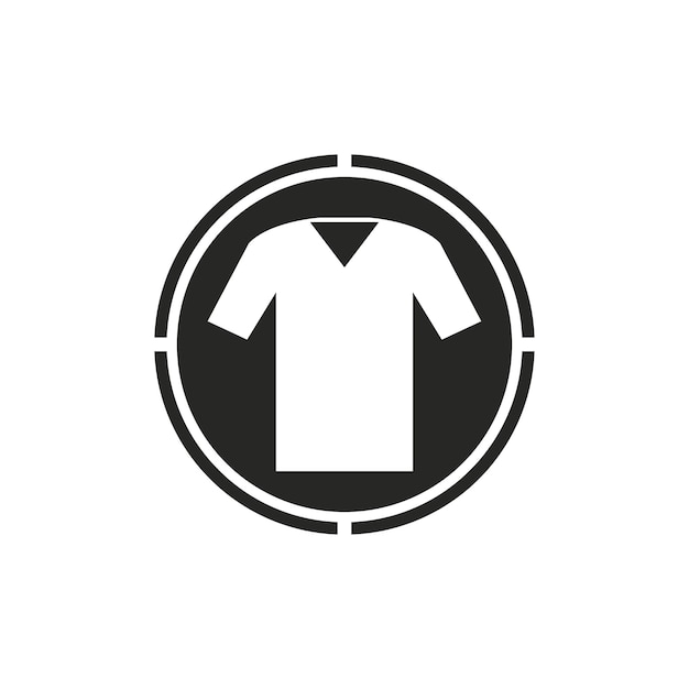 Fondo de vector de icono de camiseta