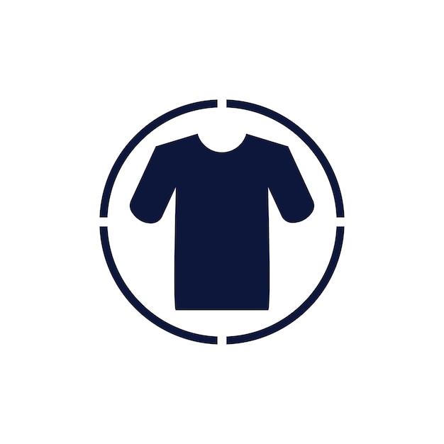Fondo de vector de icono de camiseta