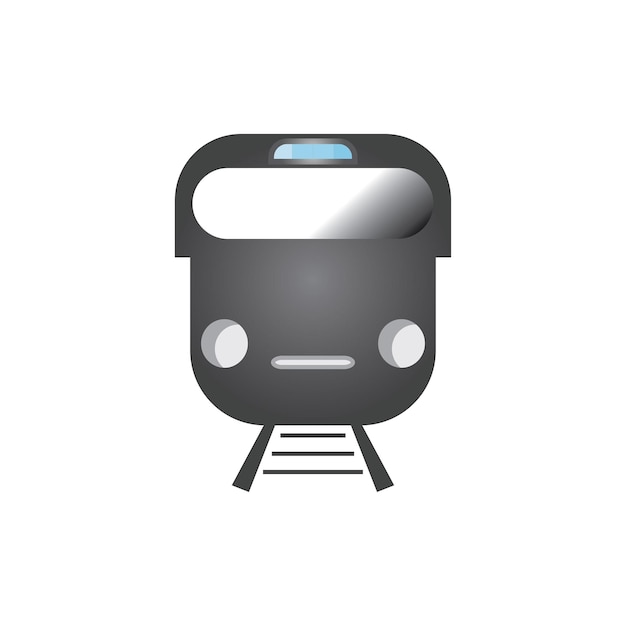 Fondo de vector de icono de tren
