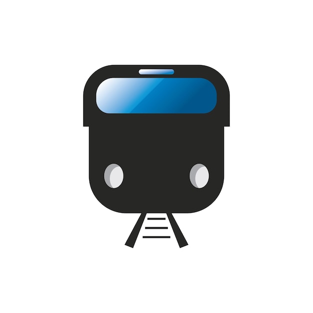 Fondo de vector de icono de tren