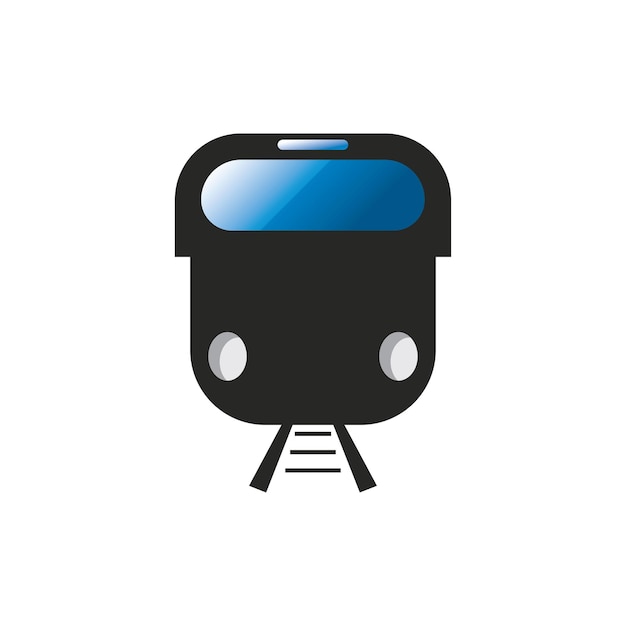 Fondo de vector de icono de tren