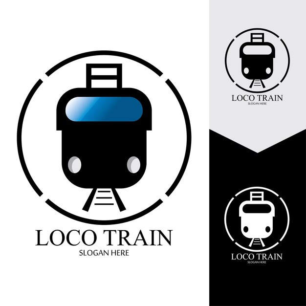 Vector fondo de vector de icono de tren