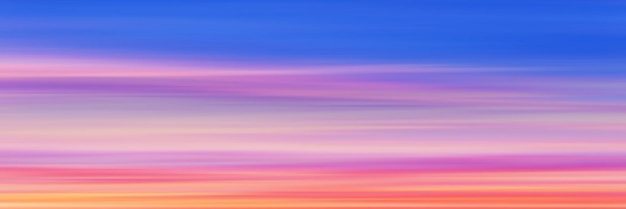 Fondo de vector de imagen panorámica de nubes de cielo al atardecer