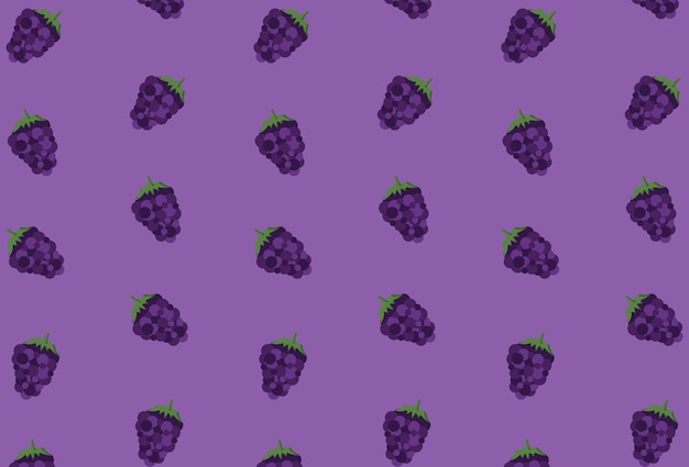 Fondo de vector juguetón de uva