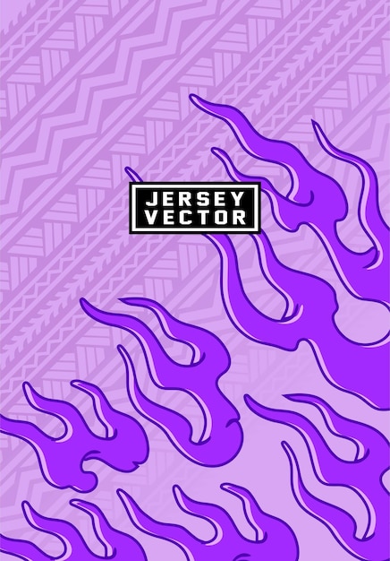 El fondo del vector de la llama púrpura de Jersey