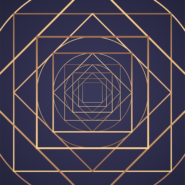 Fondo de vector de lujo elegante con detalles dorados