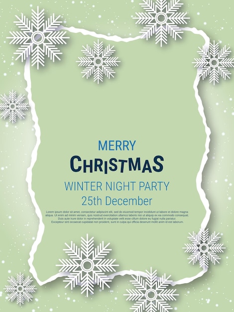 Fondo de vector de lujo de Navidad y año nuevo con estrellas y copos de nieve