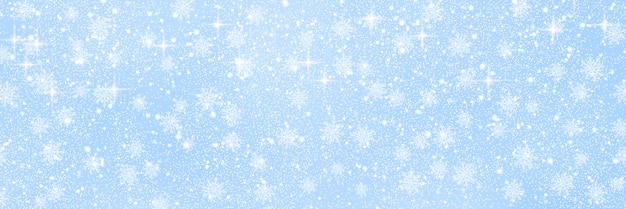 Fondo de vector de lujo de Navidad y año nuevo con estrellas y copos de nieve