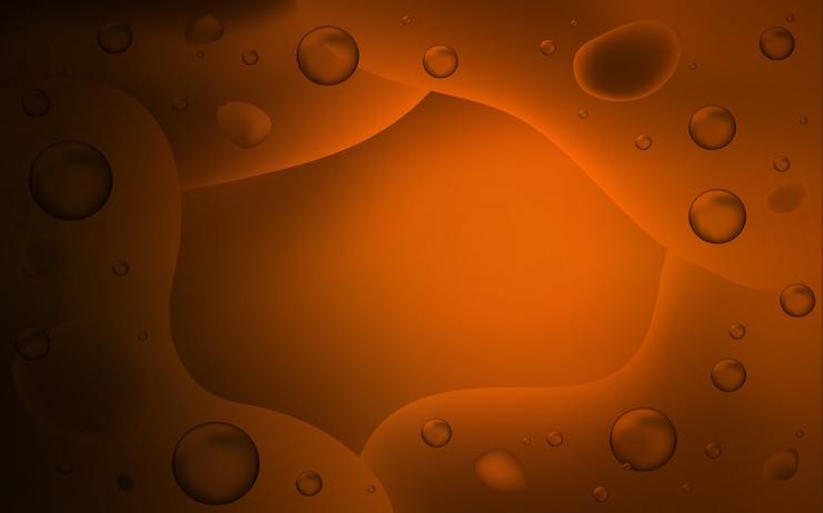 Vector fondo de vector marrón oscuro con círculos curvados