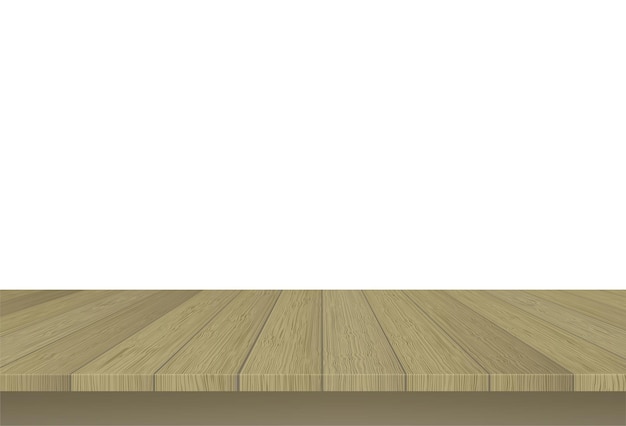 Fondo de vector de mesa de producto de madera