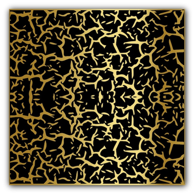 fondo de vector negro y oro