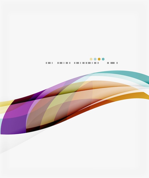Fondo de vector de onda elegante suave