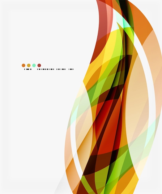 Fondo de vector de onda elegante suave