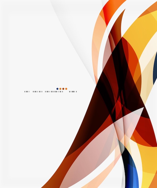 Fondo de vector de onda elegante suave