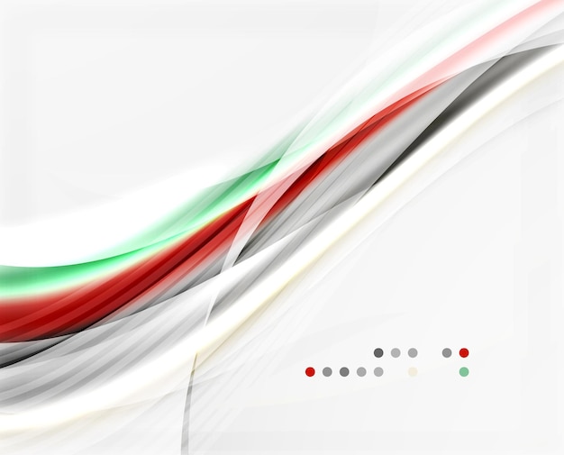Fondo de vector de onda de vidrio brillante de alta tecnología moderna