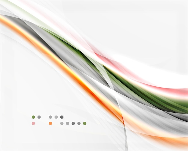 Fondo de vector de onda de vidrio brillante de alta tecnología moderna