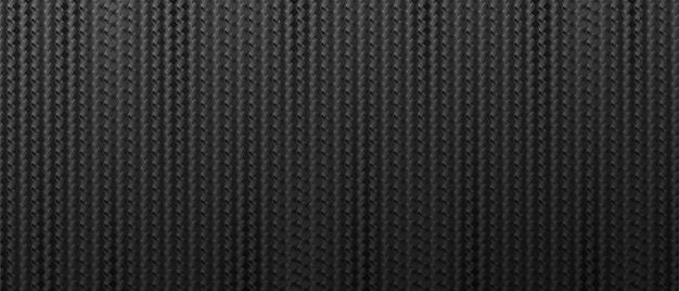 Fondo de vector oscuro textura de fibra de carbono negro