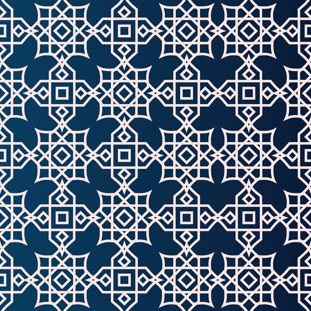 Fondo de vector de patrón de estilo arabesco