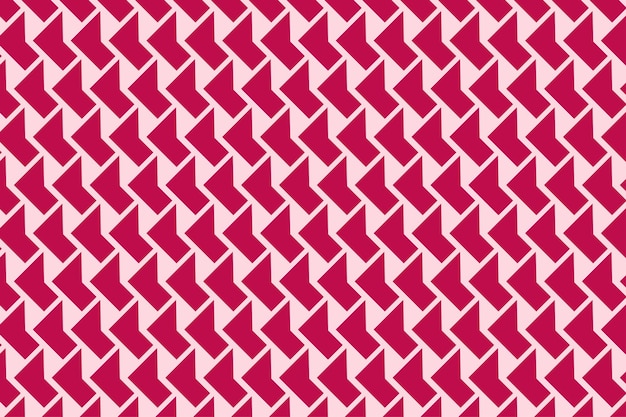 Fondo de vector de patrón de mosaico geométrico rojo y rosa
