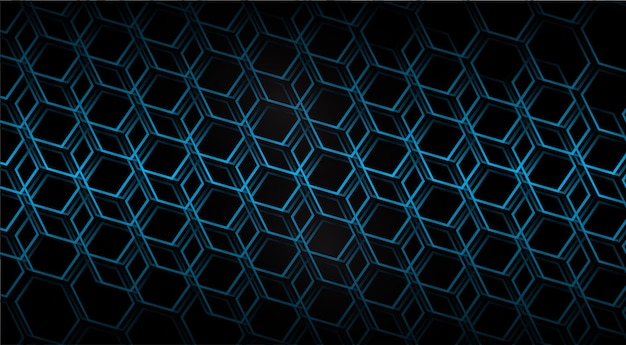 Fondo de vector de píxel de cuadrícula de panal hexagonal