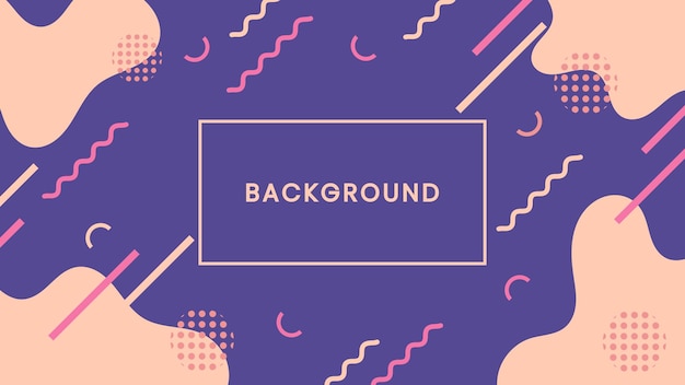 fondo de vector plano púrpura abstracto adecuado para banner, telón de fondo, materiales impresos