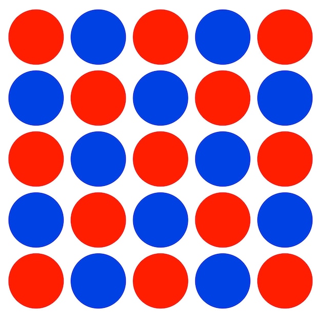 Fondo de vector de puntos azul rojo. Fondo punteado azul rojo