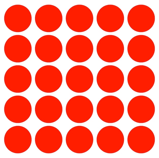 Fondo de vector de puntos rojos. Fondo punteado rojo