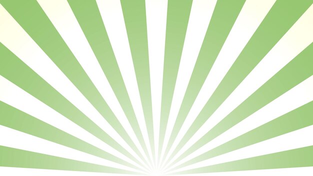 Fondo de vector de rayo solar Ilustración de diseño retro de luz de amanecer o atardecer de haz radial
