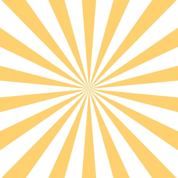 Fondo de vector de rayos de sol amarillo